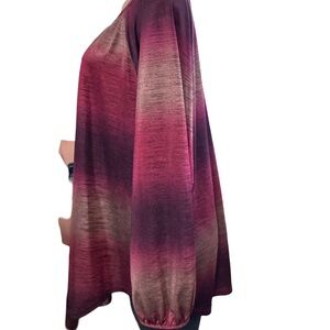 Women's Multicolor Long Sleeve Top